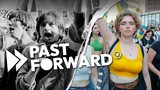 Das Keyvisual für die ARD Reihe "Past Forward" zeigt junge Menschen in den 60ern und heute